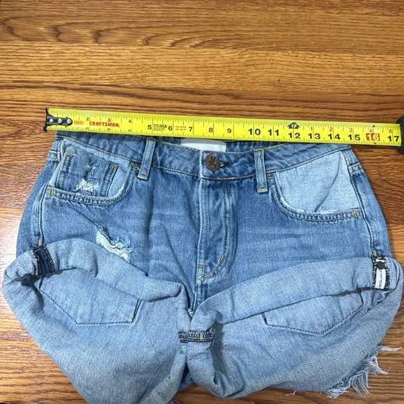 Oneteaspoon Bandit Jean Shorts Size 25 - Picture 9 of 10